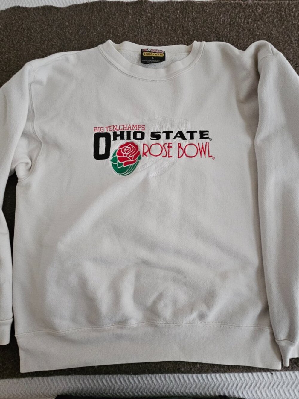 Ohio State Buckeyes Big Ten Champs Rose Bowl Sweatshirt